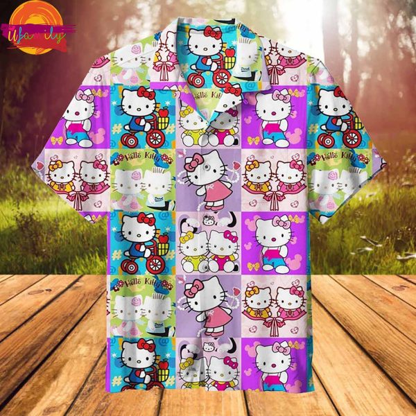 Hello Kitty Hawaiian Shirt Style