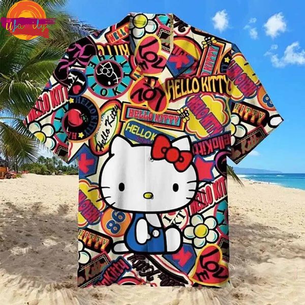 Hello Kitty Summer Beach Hawaiian Shirt Style