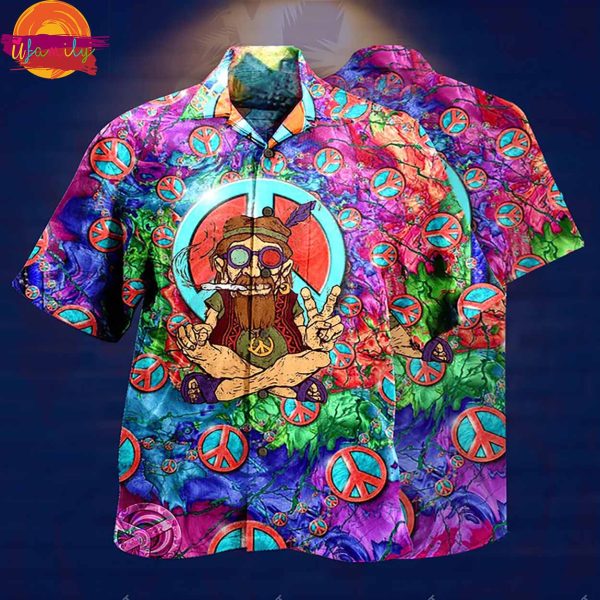 Hippie Peace Life Funny Hawaiian Shirt Style