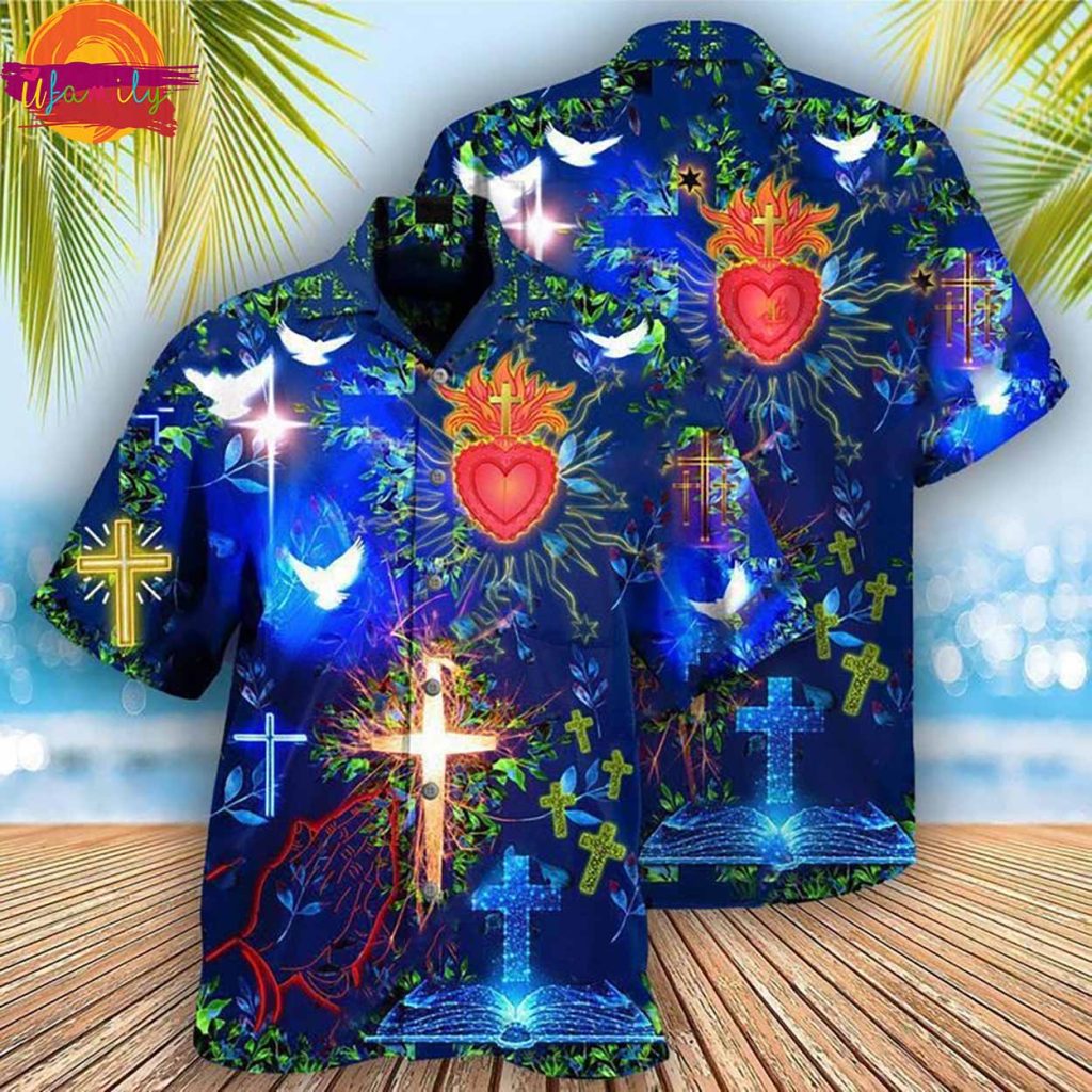 Jesus Put God First And Youll Be Last In Blue Hawaiian Shirt Style