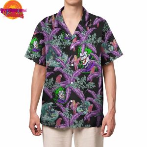 Joker HaHaHa Tropical Palm Hawaiian Shirt Style