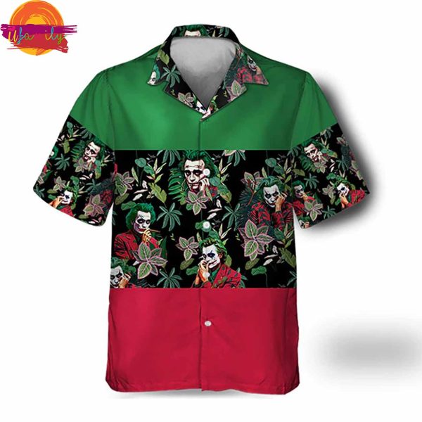 Joker Tropical Plant Hawaiian Shirt Style