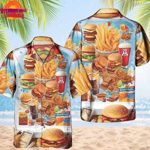 KFC Hawaiian Shirt For Casual Outings