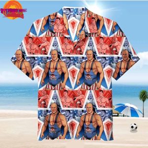 Kurt Angle WWE Hawaiian Shirt