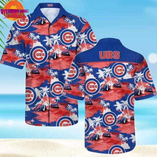 MLB Chicago Cubs Hawaiian Shirt Palm Islands Beach Vacation Aloha