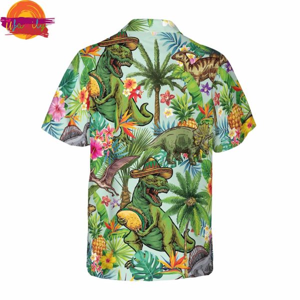 Mexico Dinosaur Hawaiian Shirt Style