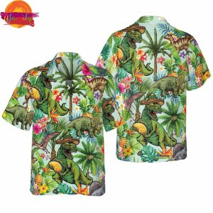 Mexico Dinosaur Hawaiian Shirt Style 3