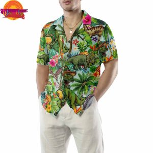 Mexico Dinosaur Hawaiian Shirt Style 4