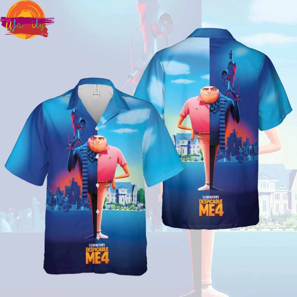 Minion Despicable Me 4 Hawaiian Shirt Style