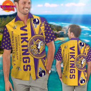 Minnesota Vikings Hawaiian Shirt For Men