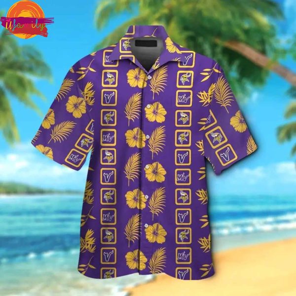 Minnesota Vikings Tropical Island Hawaiian Shirt