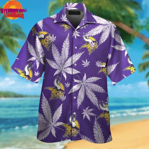 Minnesota Vikings Tropical Island Hawaiian Shirt Gifts