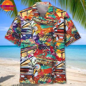 Music Full Colors Piano Hawaiian Shirt 1