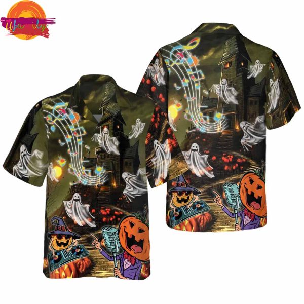 Music Halloween Hawaiian Shirt Style