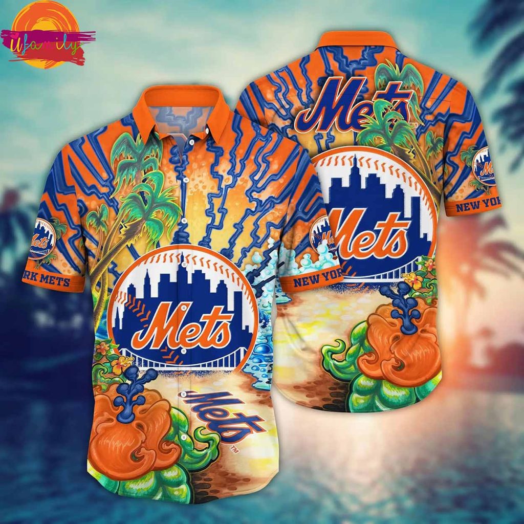 New York Mets City Hawaiian Shirt Style