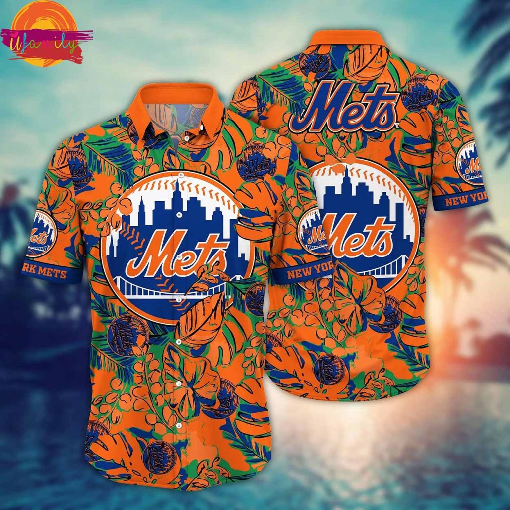 New York Mets MLB Hawaiian Shirt July Aloha