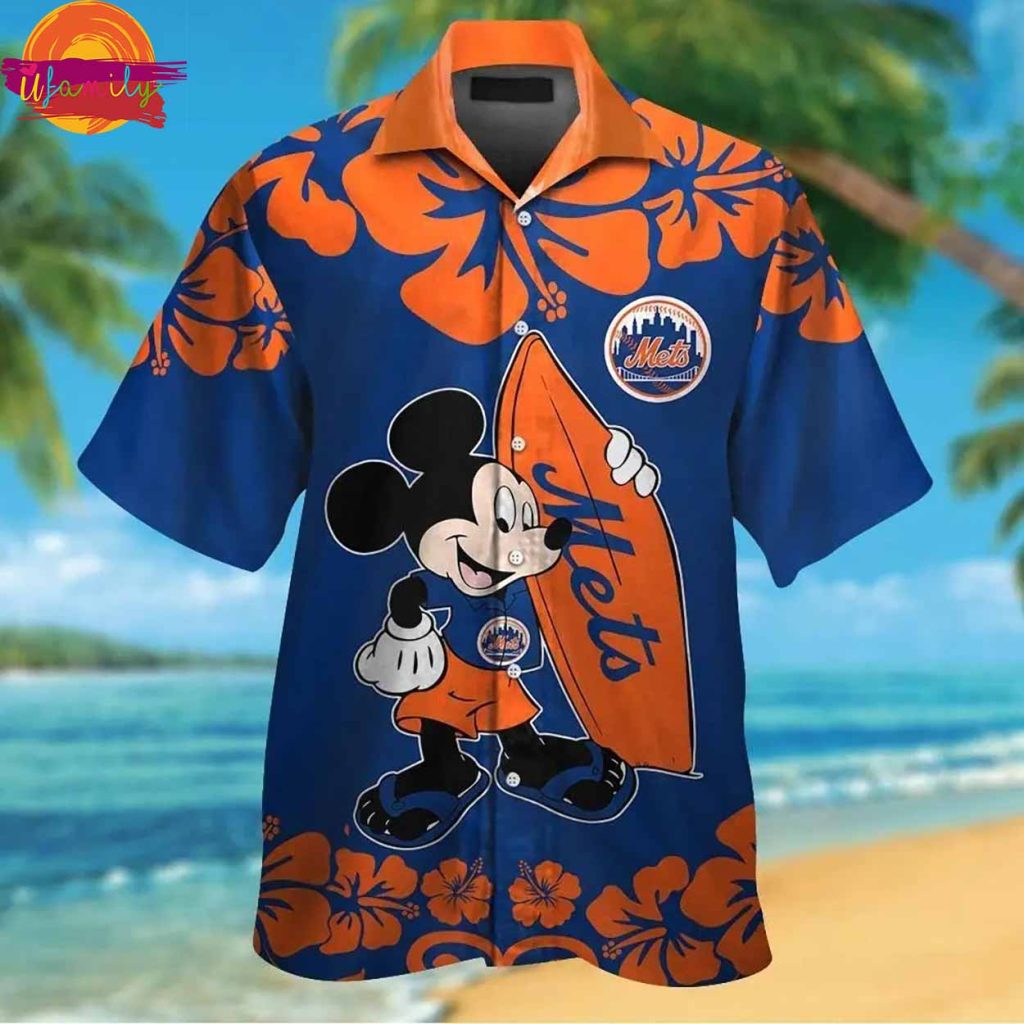 New York Mets MLB Mickey Mouse Hawaiian Shirt