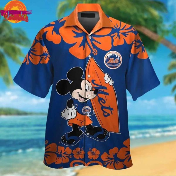 New York Mets MLB Mickey Mouse Hawaiian Shirt