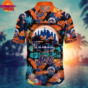 New York Mets MLB Summer Hawaiian Shirt Style 2