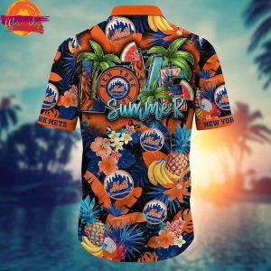 New York Mets MLB Summer Hawaiian Shirt Style 3