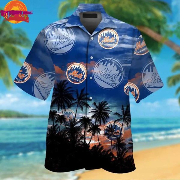 New York Mets Tropical Hawaiian Shirt Style