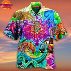 Octopus Beach Aloha Hawaiian Shirt Style