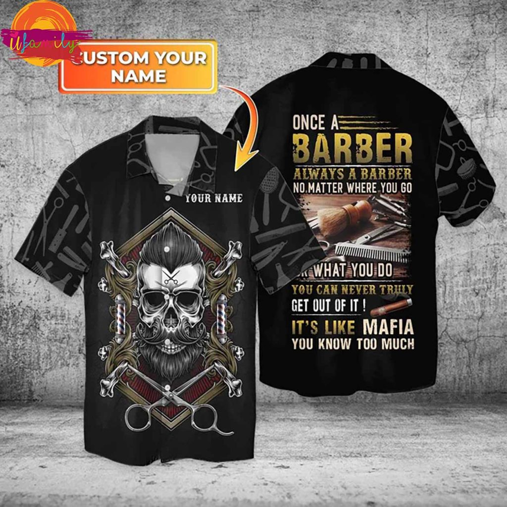 Personalized Barber Hawaiian Shirt Style