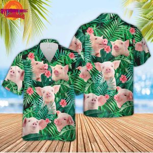 Pig 3D Hawaiian Shirt Farm Lover Style