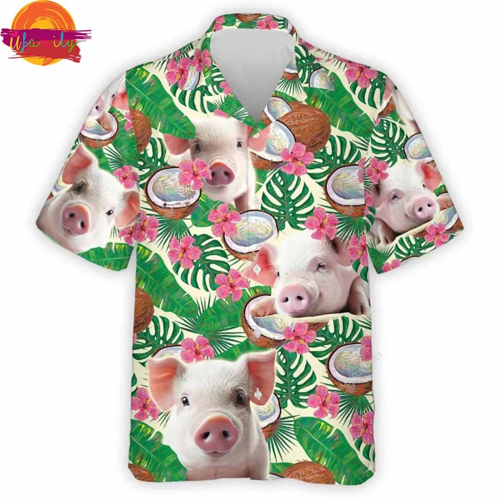 Pig Lovers Aloha Summer Beach Shirt