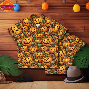 Pumpkin Fall Octoberfest Hawaiian Shirt Style