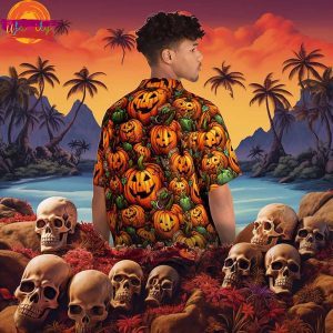 Pumpkin Fall Octoberfest Hawaiian Shirt Style 3