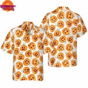 Pumpkin Pattern Halloween Hawaiian Shirt Style