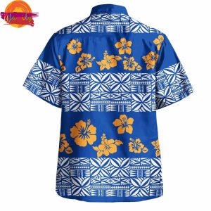 Samoa Hawaiian Shirt Tapa Flower Fabric Print 2