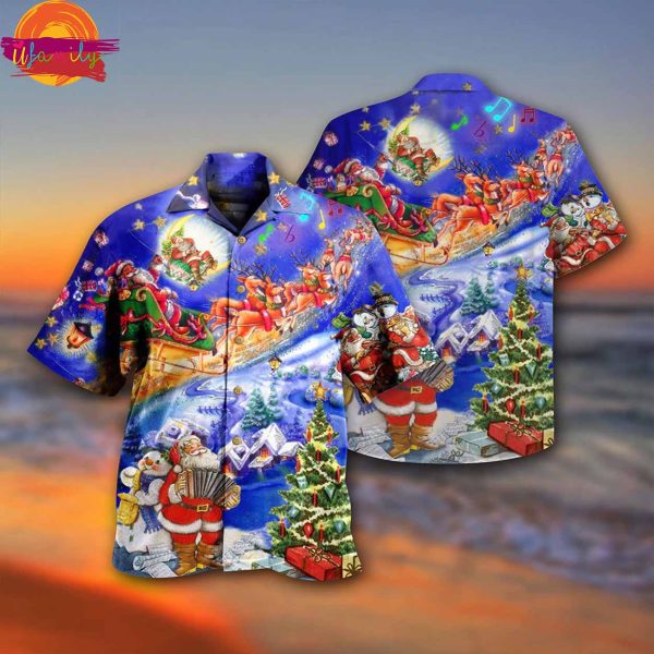 Santa Love Christmas Everytime Hawaiian Shirt Style