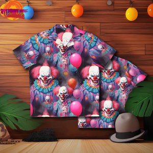 Scary Clown Inspired Hawaiian Shirt 1