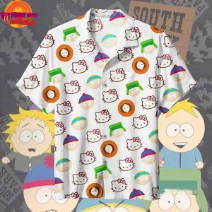 South Park Hello Kitty Hawaiian Shirt Style