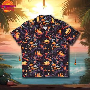 Spooky Abstract Halloween Hawaiian Shirt Style 1