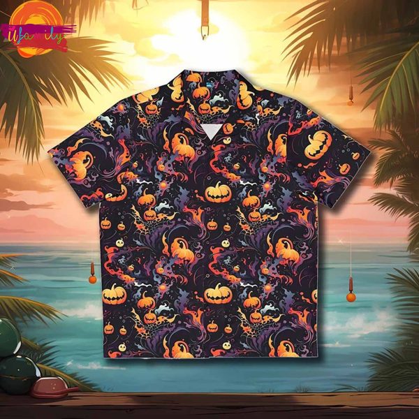 Spooky Abstract Halloween Hawaiian Shirt Style