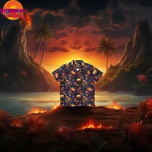 Spooky Abstract Halloween Hawaiian Shirt Style 2