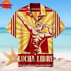 Stunning Mexican Wrestling Vintage Hawaiian Shirt