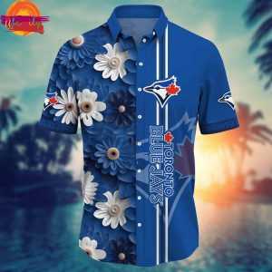 Toronto Blue Jays MLB Aloha Jays Hawaiian Shirt 2