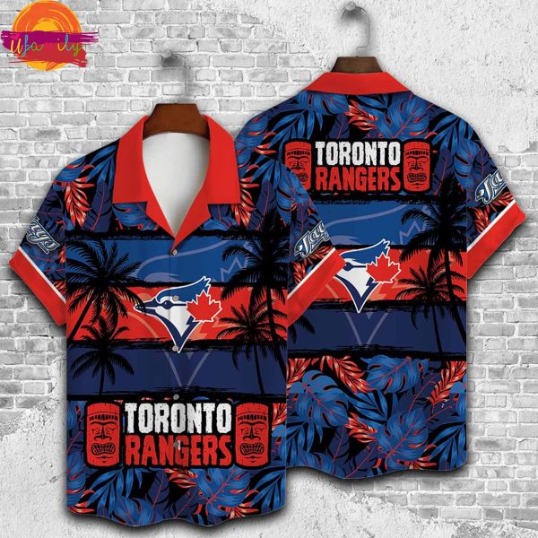 Toronto Blue Jays Palm Trees Hawaiian Shirt