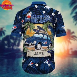 Toronto Blue Jays Retro Beach Ride Hawaiian Shirt