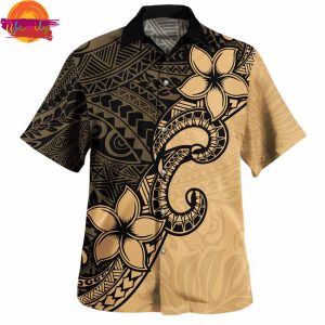 Tribal Plumeria Summer Hawaiian Shirt Style