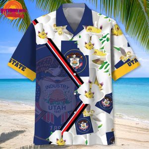 Utah State Funny Hawaiian Shirt Style 1