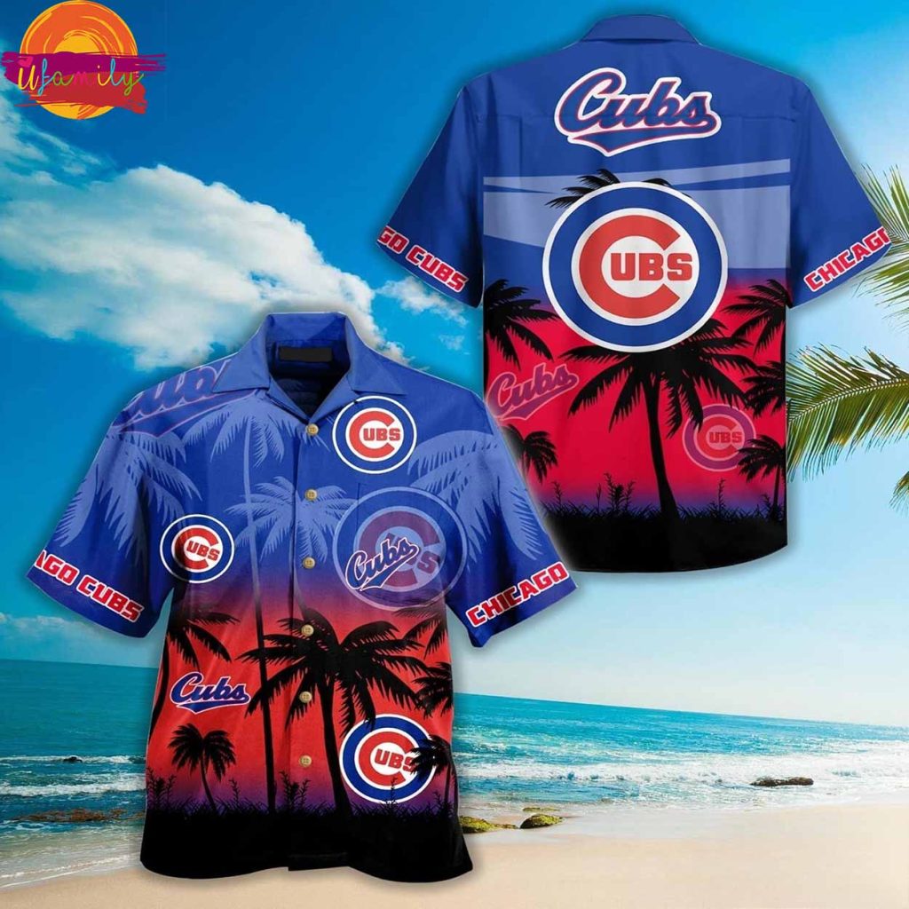 Vintage MLB Chicago Cubs Hawaiian Shirt