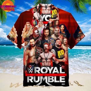 WWE Royal Rumble 2021 Hawaiian Shirt Style