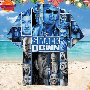 WWE Smack Down Hawaiian Shirt Style