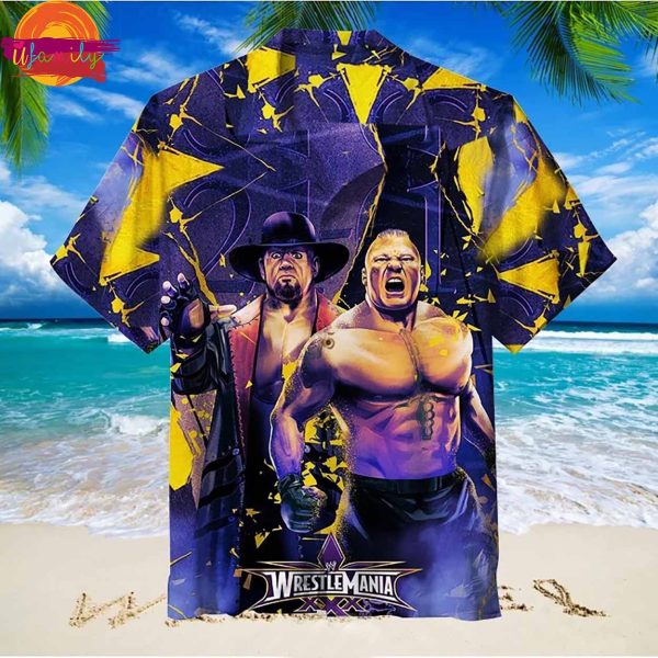 WrestleMania XXX The Streak Vs The Beast Hawaiian Shirt Style