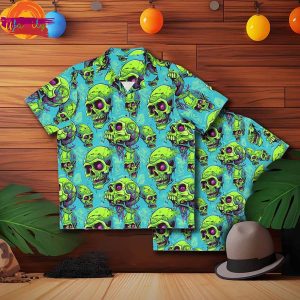 Zombie Brains Hawaiian Shirt 1